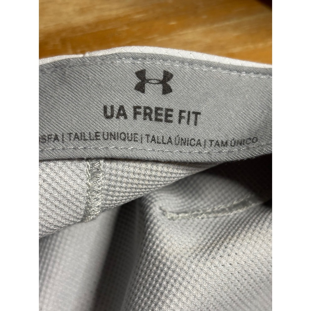 Under Armour UA Free Fit Running Cap Gray Lightweight Performance Athletic‎ - Picture 4 of 4